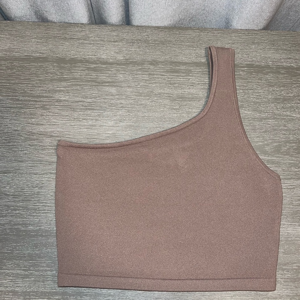 Aritzia Babaton Cropped One Shoulder Cami, Small